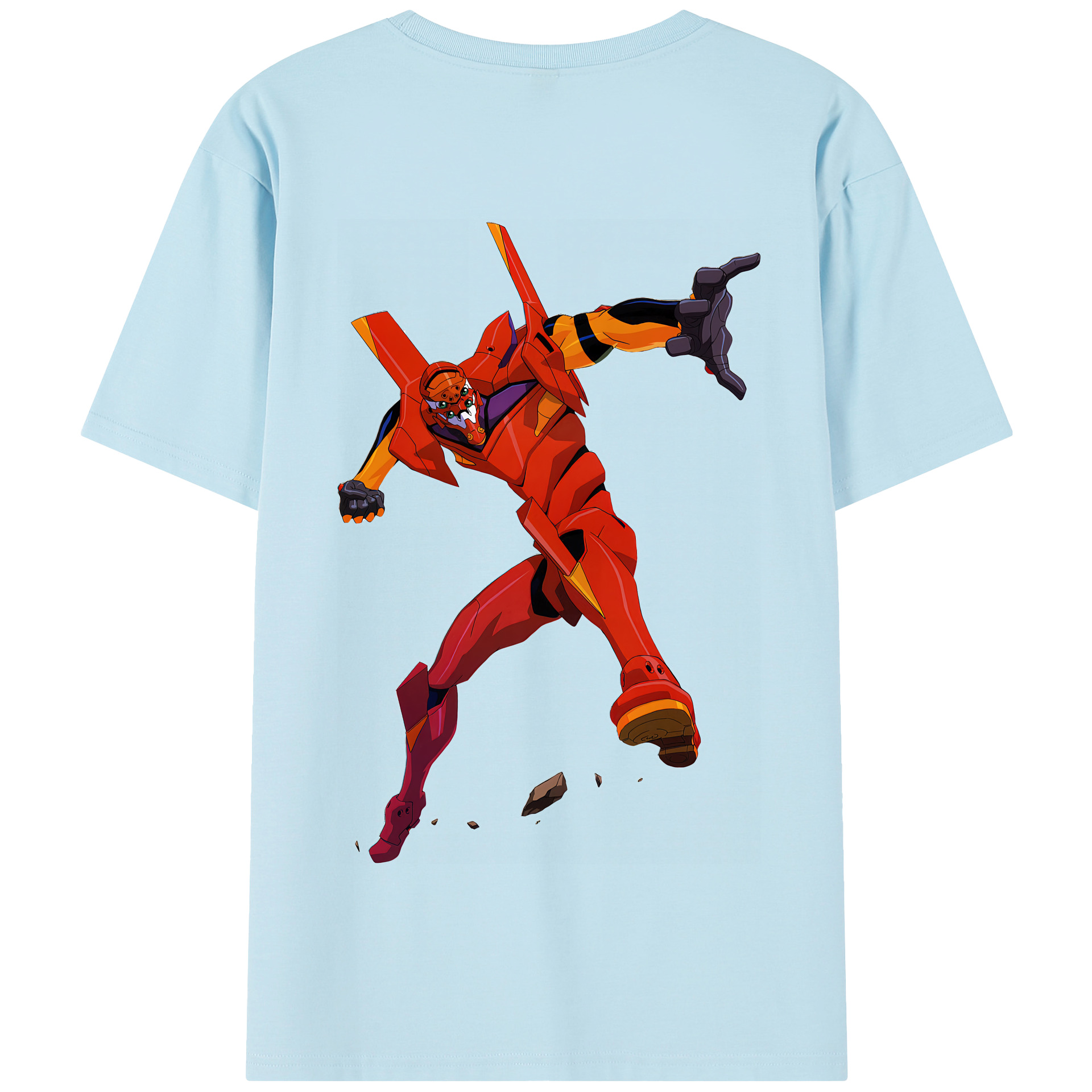 （画像用） EVA 新世紀エヴァンゲリオン 綿100％半袖Tシャツ（背面プリント）